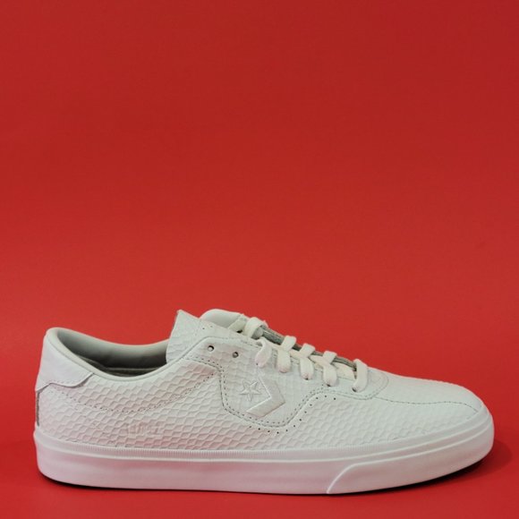 Converse CONS Louie Lopez Pro Ox White Leather Skate Sneakers 170432C NWT - Picture 2 of 6